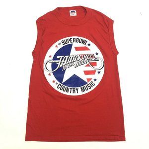Vintage 90s Jamboree in the Hills Sleeveless T Shirt Sz XS/S Tee Country Music